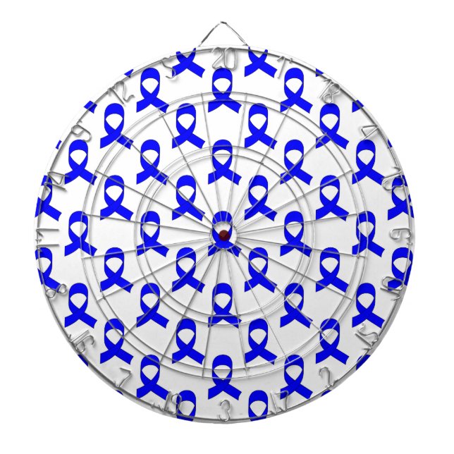 Blue Ribbon Pattern Dartboard (Front)