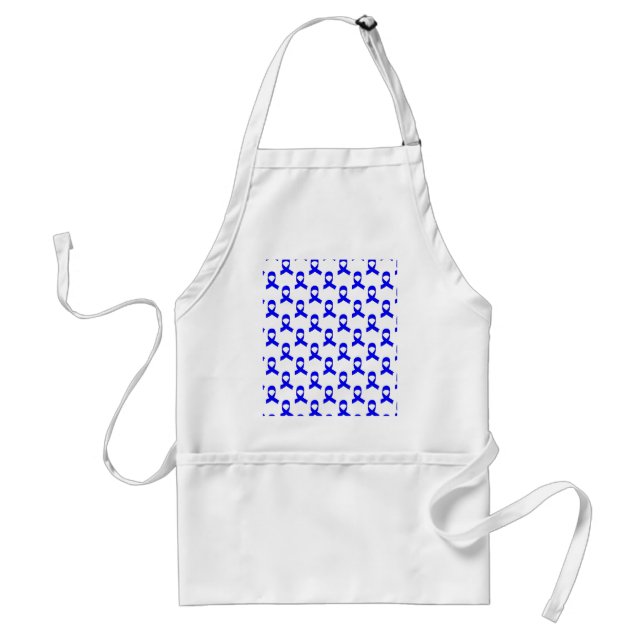 Blue Ribbon Pattern Standard Apron (Front)