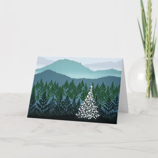 Blue Ridge Christmas greeting card (Front)