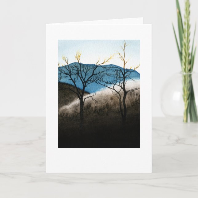 Blue ridge frozen rain card (Front)