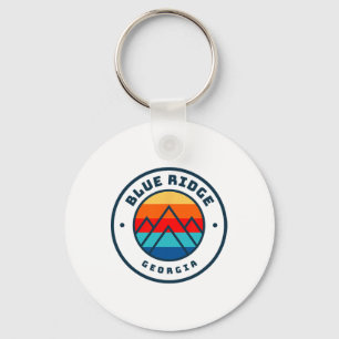 Blue Ridge Georgia Skiing Snowboarding Family Ski Key Ring