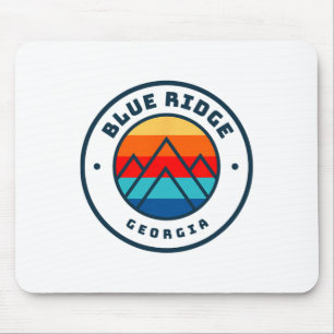 Blue Ridge Georgia Skiing Snowboarding Family Ski Mouse Mat