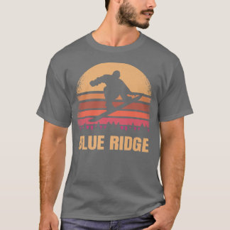Blue Ridge Georgia Snowboarding Outdoor Vintage GA T-Shirt
