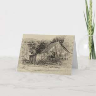 Blue Ridge Mountain Country Greeting Card