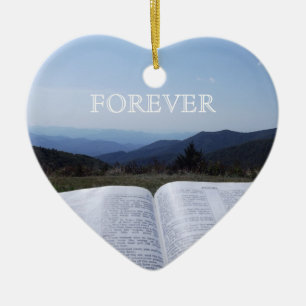 Blue Ridge Mountain Heart Ornament  Robin Ayscue