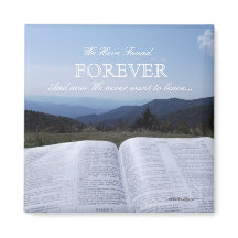Blue Ridge Mountain Scripture Forever Magnet