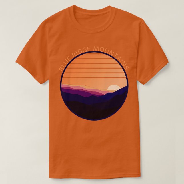 Blue Ridge Mountains Appalachia Appalachian Range T-Shirt (Design Front)