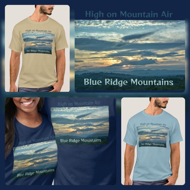 Blue Ridge Mountains Asheville North Carolina T-Shirt (Creator Uploaded)