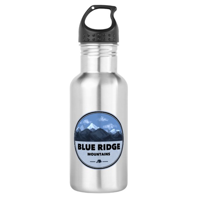  Blue Ridge Mountains Camping 532 Ml Water Bottle (Front)