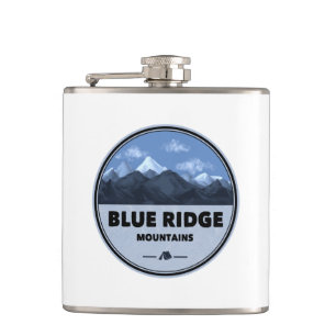 Blue Ridge Mountains Camping Hip Flask
