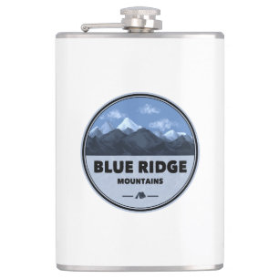 Blue Ridge Mountains Camping Hip Flask