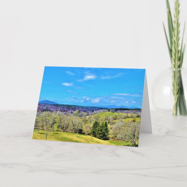 Blue Ridge Mountains, card (Front)