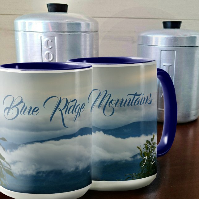 Blue Ridge Mountains Customisable Photographic Mug (Creator Uploaded)