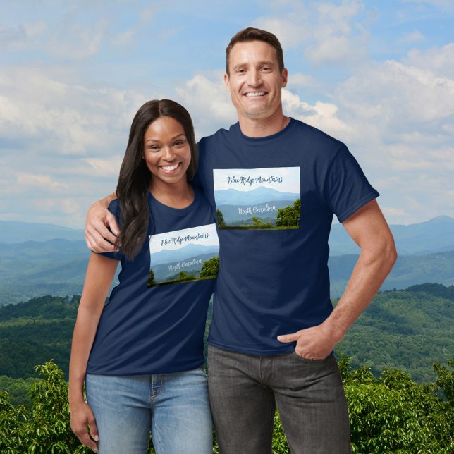 Blue Ridge Mountains Customisable Photographic T-Shirt (Creator Uploaded)