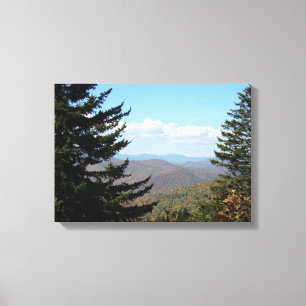 Blue Ridge Mountains in Fall III Canvas Print