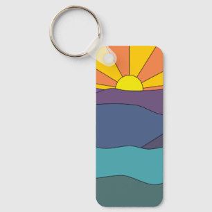 Blue Ridge Mountains Keychain: Psalm 121 Key Ring
