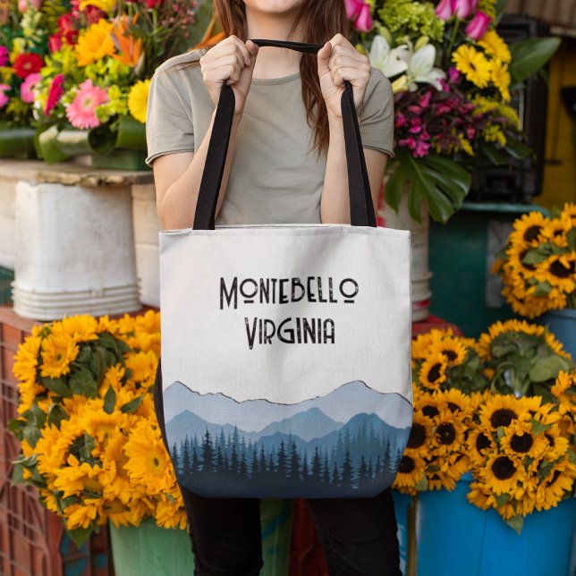 Blue Ridge Mountains, Montebello customisable Tote Bag (Creator Uploaded)