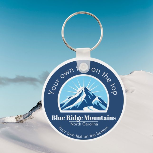Blue Ridge Mountains NC ski resort souvenir  Key Ring (Creator Uploaded)