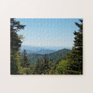 Blue Ridge Mountains near Cherokee, North Carolina Jigsaw Puzzle