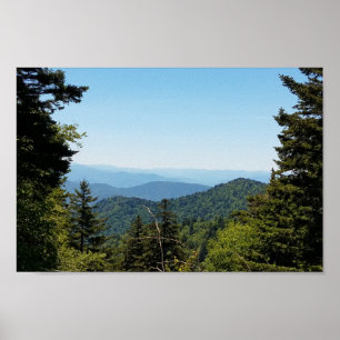Blue Ridge Mountains near Cherokee, North Carolina Poster