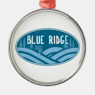 Blue Ridge Mountains Outdoors Metal Tree Decoration