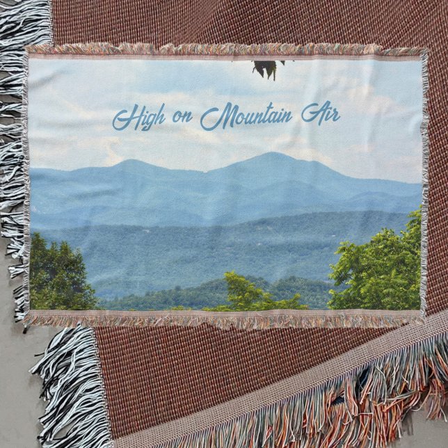Blue Ridge Mountains Photographic  Throw Blanket (Creator Uploaded)