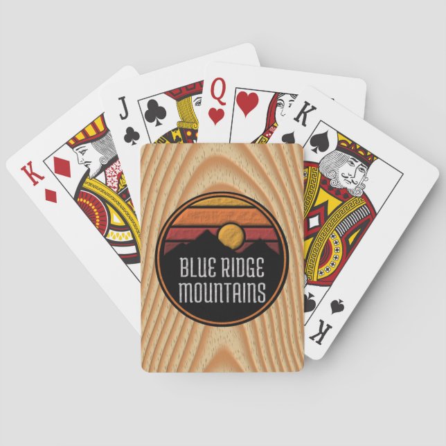 Blue Ridge Mountains   Playing Cards (Back)