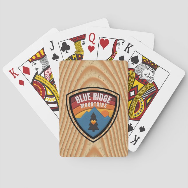Blue Ridge Mountains  Playing Cards (Back)