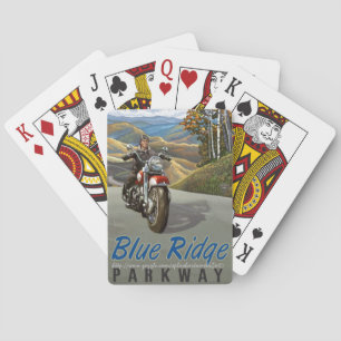 "Blue Ridge Mountains" Playing Cards