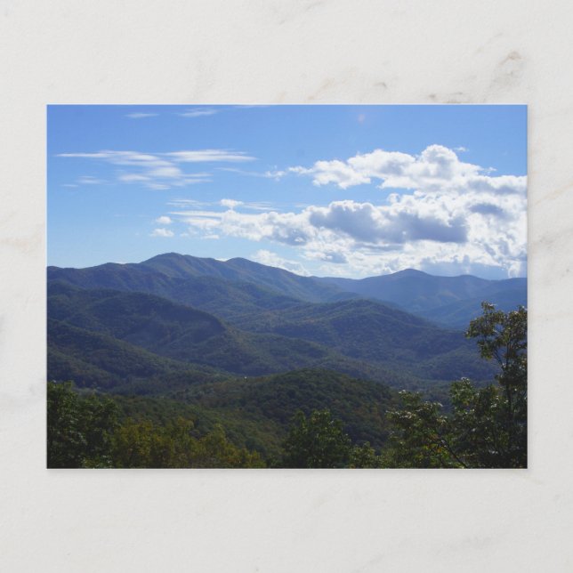Blue Ridge Mountains Postcard (Front)