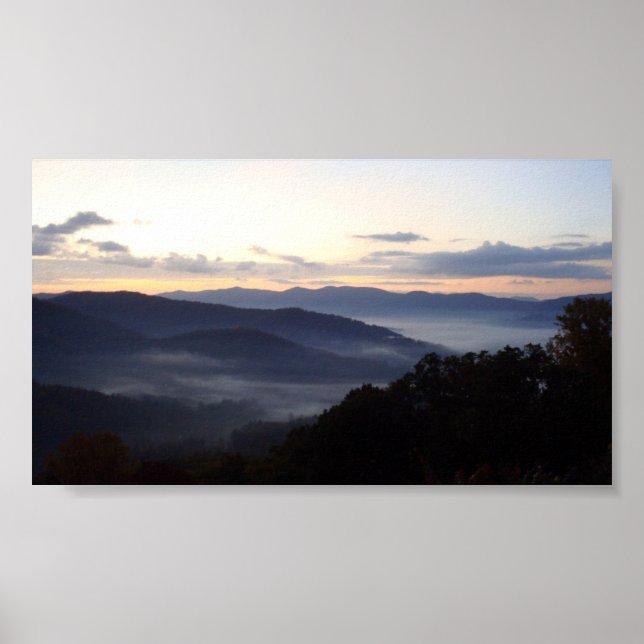 Blue Ridge Mountains Poster (Front)