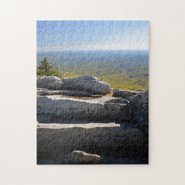 Blue Ridge Mountains Scenic Nature Travel Photo Jigsaw Puzzle (Vertical)