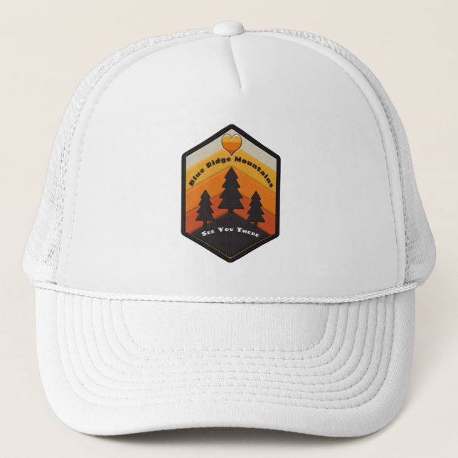 Blue Ridge Mountains    Trucker Hat (Front)