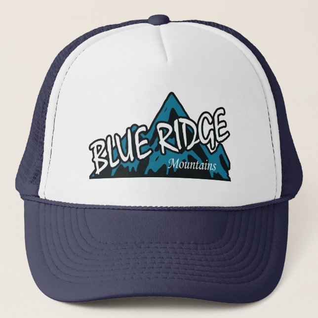 Blue Ridge Mountains Trucker Hat (Front)