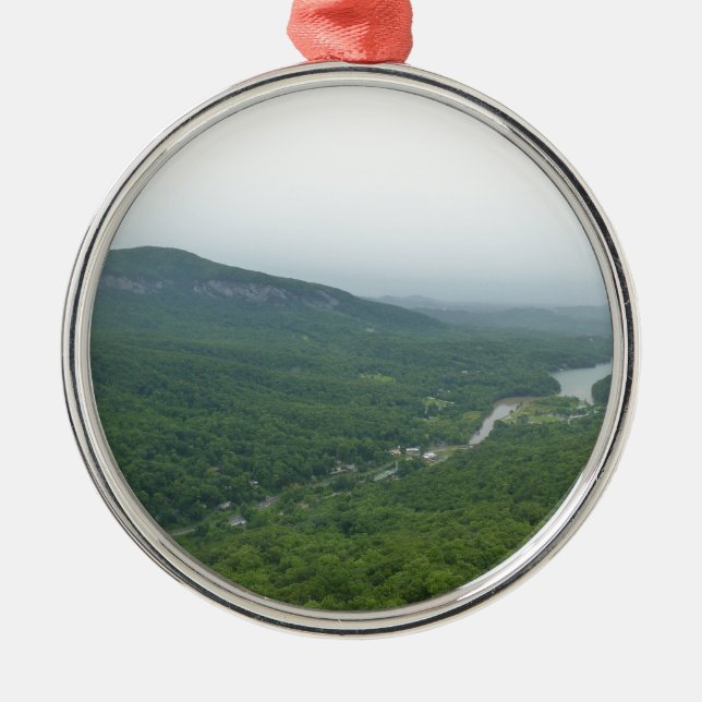 Blue Ridge Mountains Valley Metal Tree Decoration (Front)
