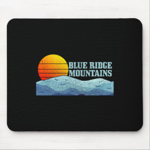 Blue Ridge Mountains Vintage Hiking Camping Gift Mouse Mat