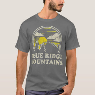Blue Ridge Mountains  Vintage Hiking Mountains  T-Shirt