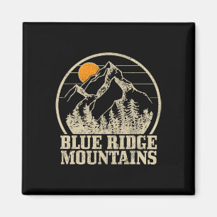 Blue Ridge Mountains Vintage Mountains Usa America Magnet