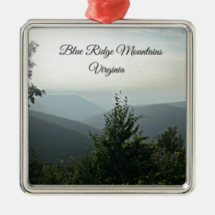 Blue Ridge Mountains, Virginia Metal Tree Decoration