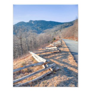 Blue Ridge Parkway and Grandfather Mountain Photo Print
