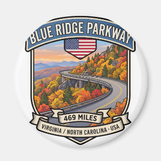 Blue Ridge Parkway Appalachian Scenic Road Magnet