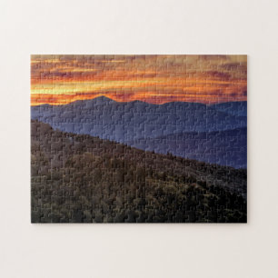 Blue Ridge Parkway at Sunset Jigsaw Puzzle