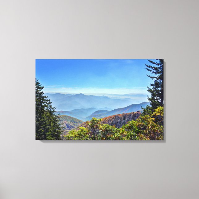 Blue Ridge Parkway Canvas Print (Front)