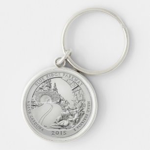 BLUE RIDGE PARKWAY COIN KEY RING
