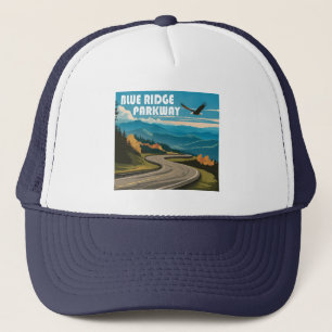 Blue Ridge Parkway Eagle Trucker Hat