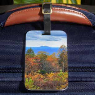 Blue Ridge Parkway Fall Overlook of Pilot Mountain Luggage Tag