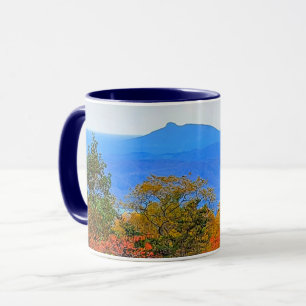 Blue Ridge Parkway Fall Overlook of Pilot Mountain Mug