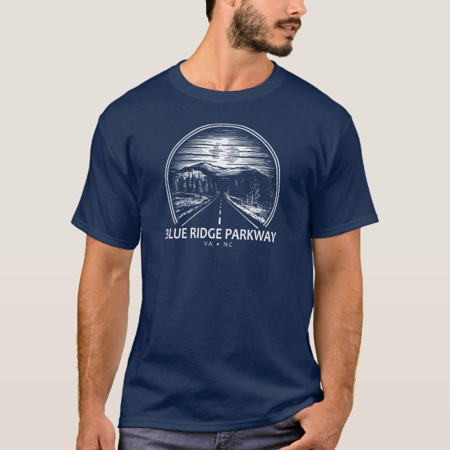 Blue Ridge Parkway Forest T-Shirt (Front)