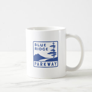 Blue Ridge Parkway Highway Road Trip Retro Coffee Mug