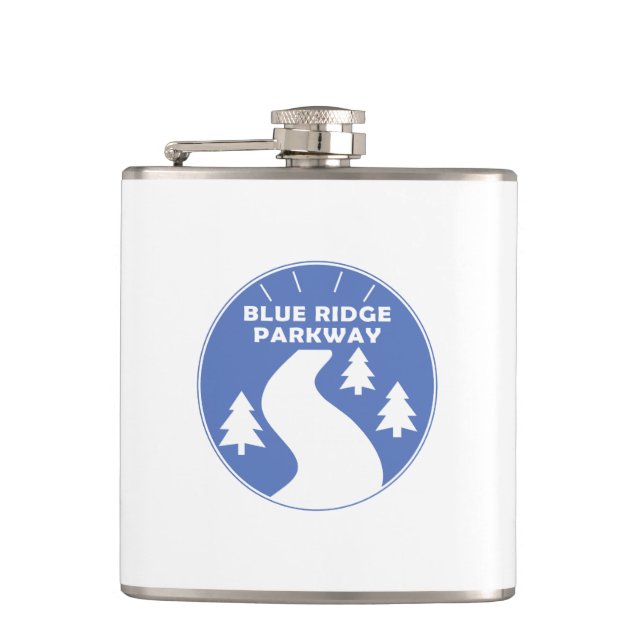 Blue Ridge Parkway Hip Flask (Front)
